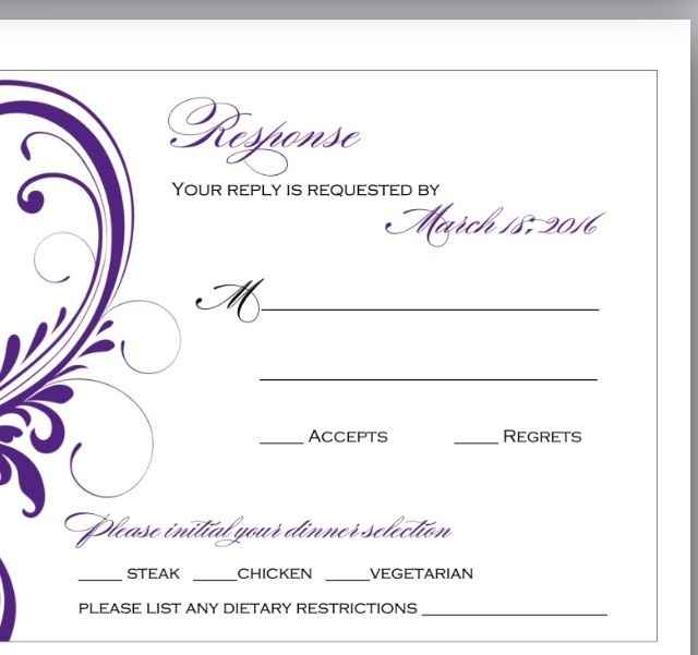 Show me your RSVP Cards
