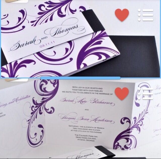 Non-pocketfold invitations, anyone?
