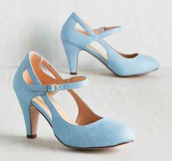 I got my vintage blue shoes!