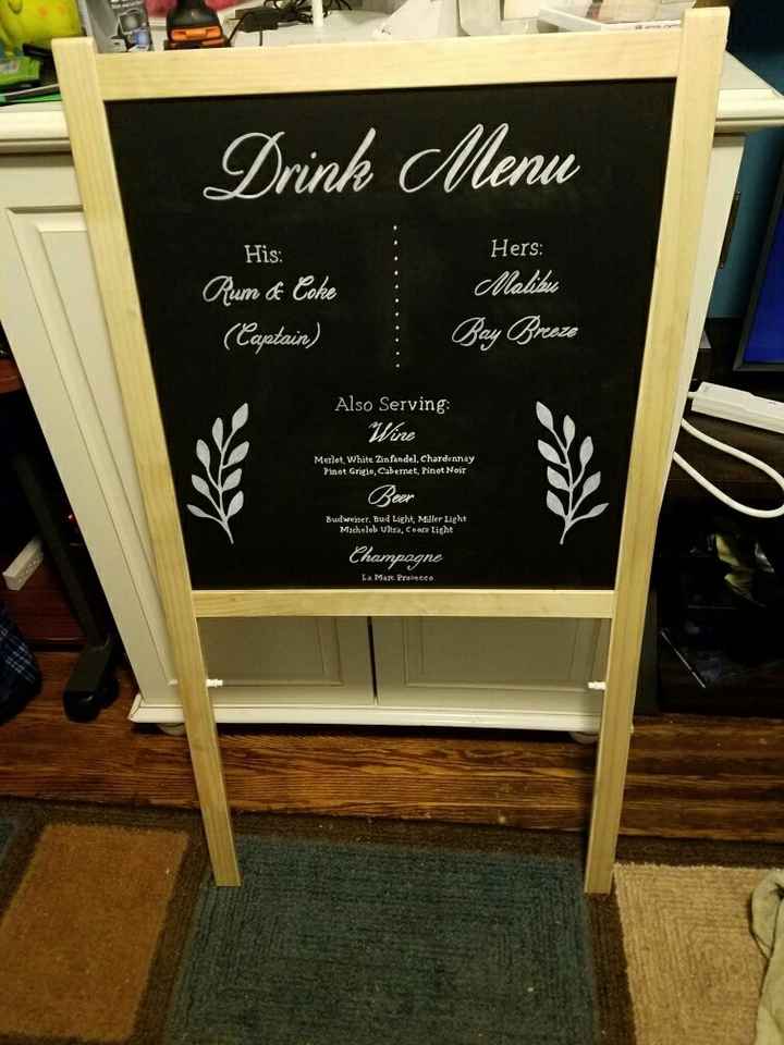 Bar sign DIY