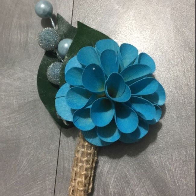Bouquet and boutonniere trial run
