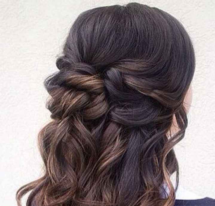 How are you wearing your hair?  Up, down, or half-up? - 1