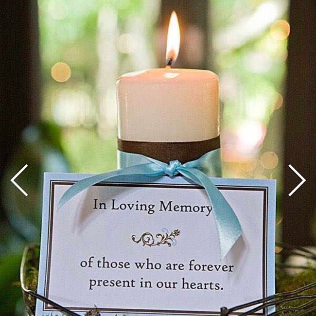 Memorial Table: What did you include? 2