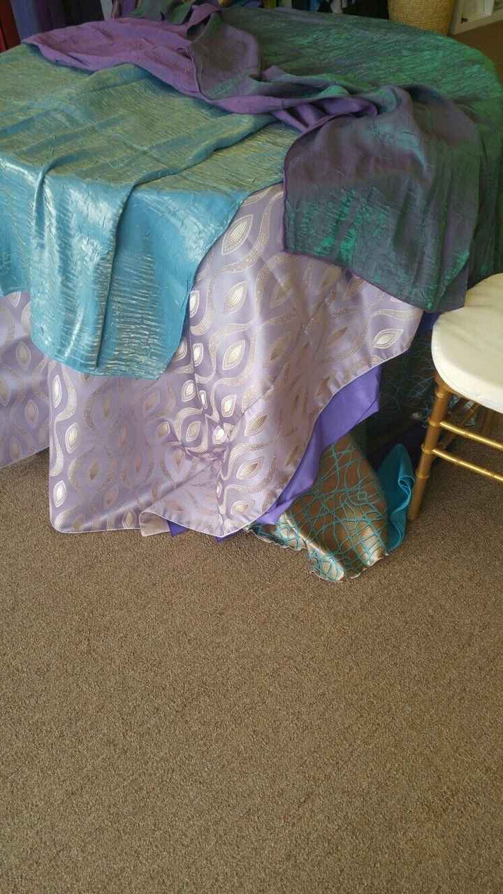 Picking out table Linens