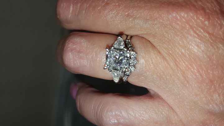 When you finally get your ring clean and it looks brand new again :)