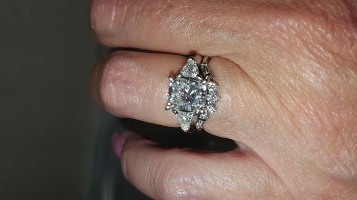 When you finally get your ring clean and it looks brand new again :)