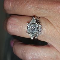 When you finally get your ring clean and it looks brand new again :)