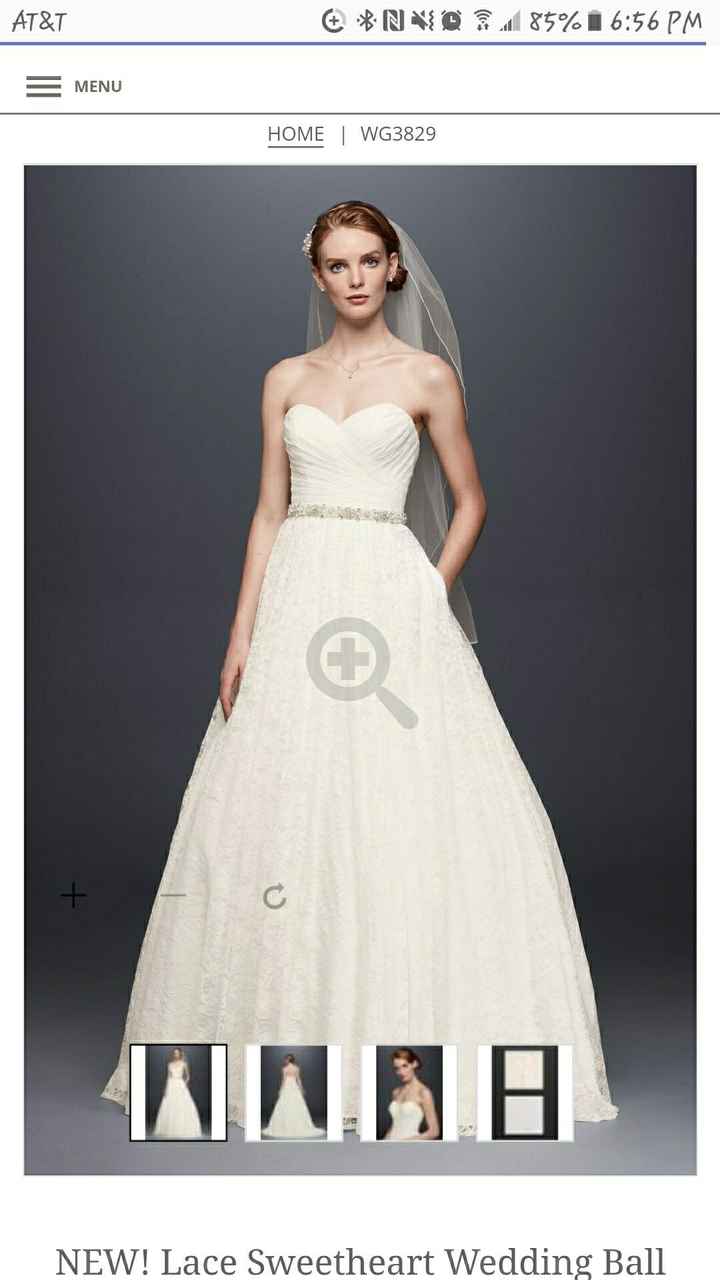 Let's see your wedding dresses.