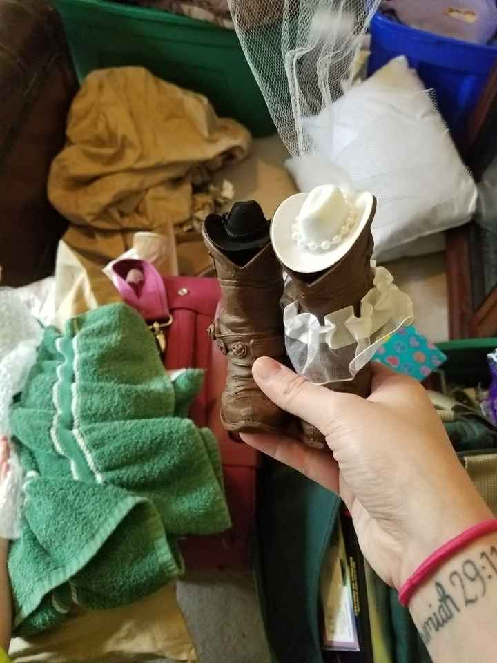 Geeking out over my cake topper