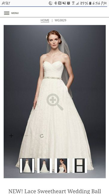 Let's see your wedding dresses.