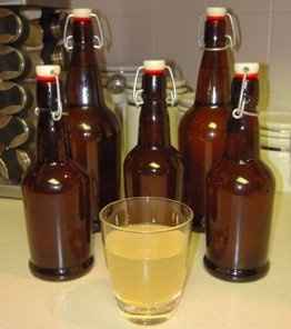 Apple Cider Bottles as Centerpieces