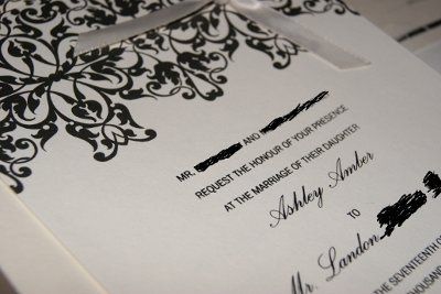 Invitation wording