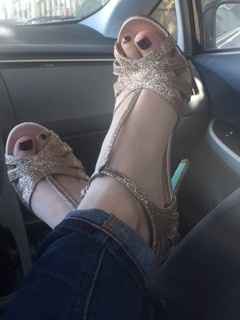 champagne shoe