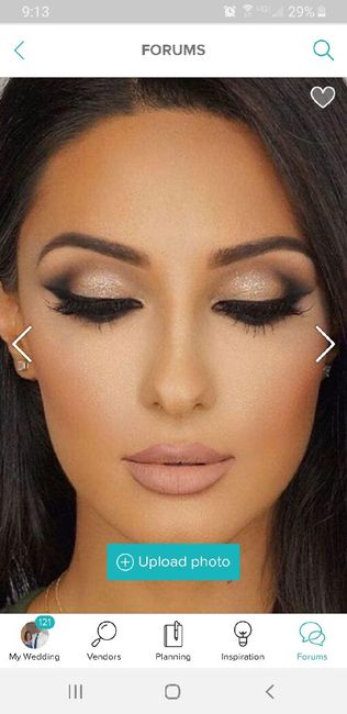Anyone else wanting glam makeup for your big day? 7