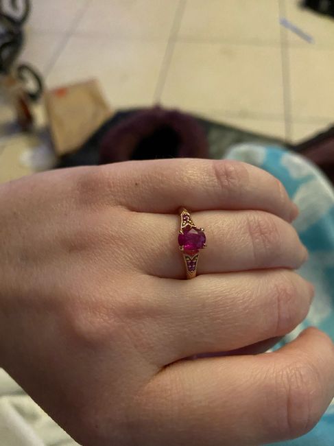 Engagement Rings with colored gemstones 3