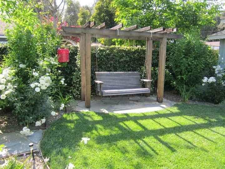 Backyard Reception it is! (Pics included)
