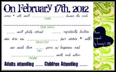 Those having kid friendly weddings/ General RSVP help