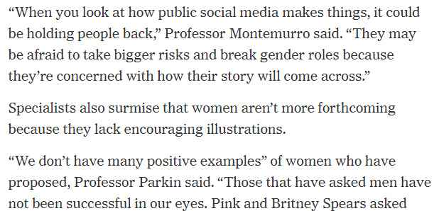 Why Women Proposing Is Still Rare (source: nytimes  Feb. 25, 2016  ) - 3