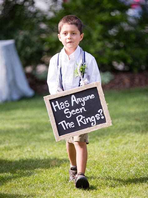 What Do Your Ring Bearer/Flower Girl Signs Say? - 2