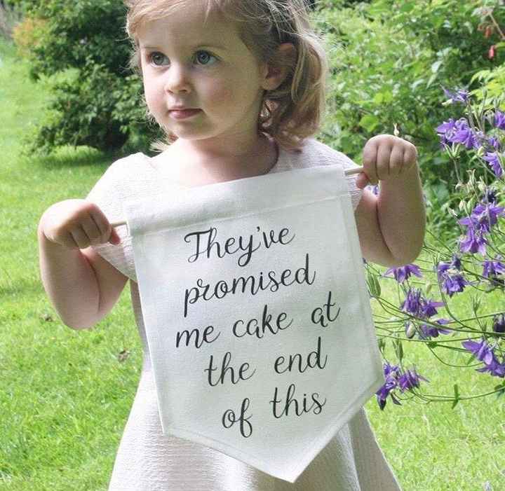 What Do Your Ring Bearer/Flower Girl Signs Say? - 3