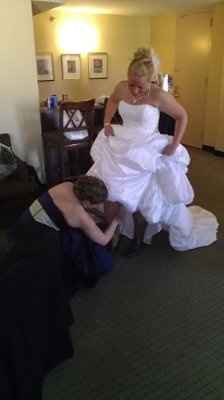I'm back.  and MARRIED!! *PIX*