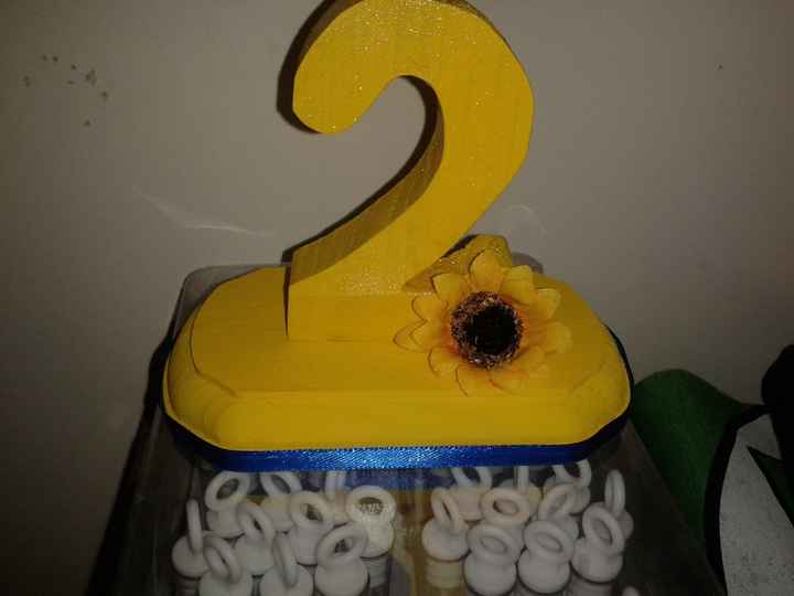 Wooden Table Numbers