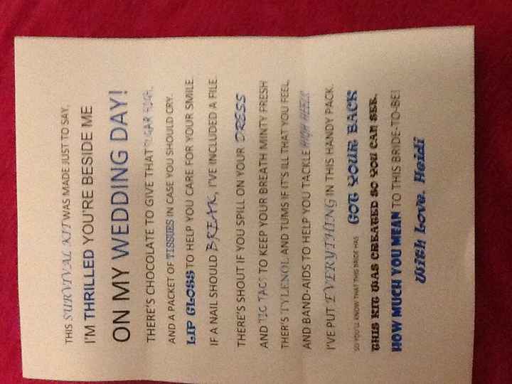 Typed these up today...