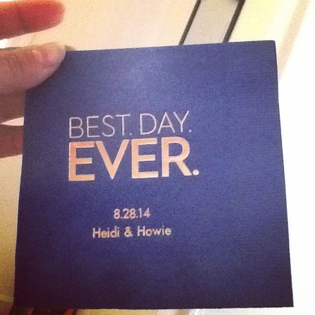 My napkins arrived!!!!!!!!