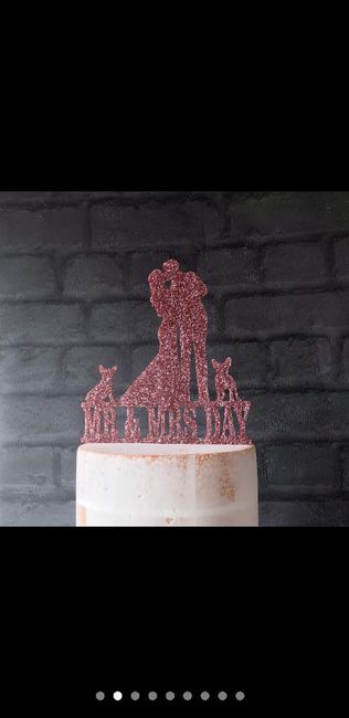 Wedding Cake Topper - 1