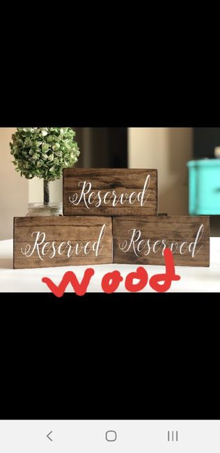 Reserved seats/table 2