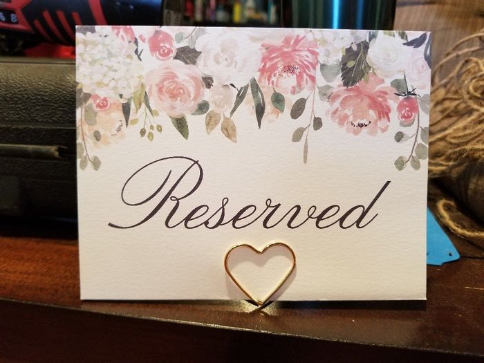 Reserved seats/table 9