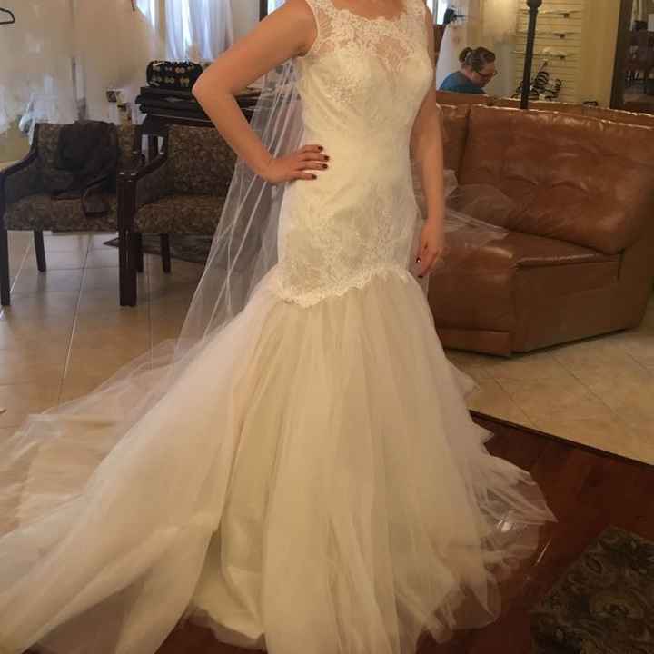 Alterations needed but I love my dress!