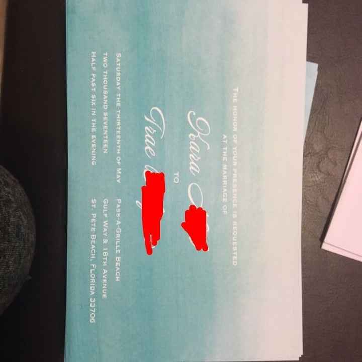 Can you share your invitation wording with me? I'm designing my own and not sure what the wording sh