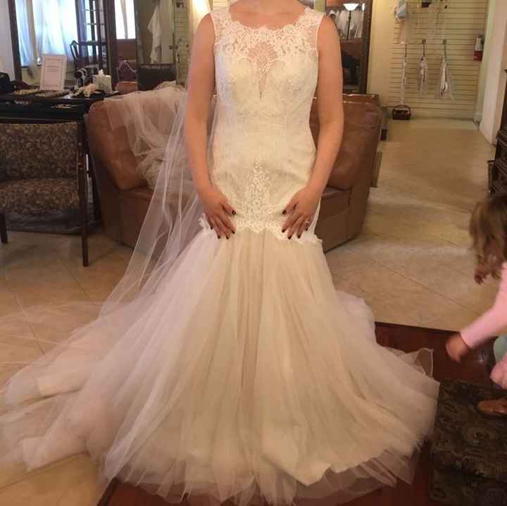 Alterations needed but I love my dress!