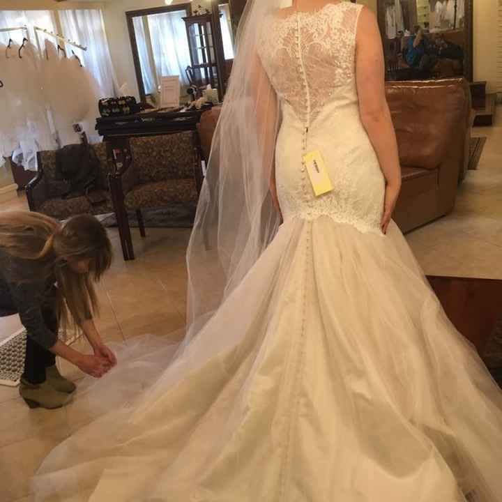 Alterations needed but I love my dress!