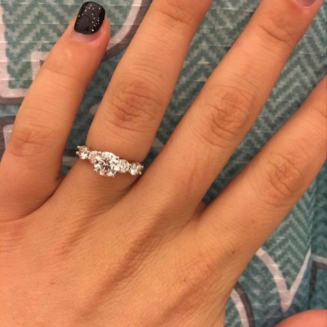 Let's see those rings! And for the Mrs lets see the bands with it ! I LOVE seeing everyone's bling:)