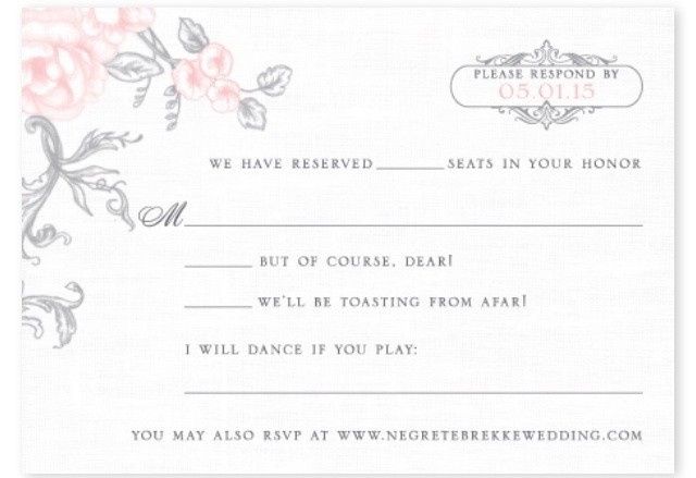 SHOW ME YOUR : Wedding Invitations / RSVP Cards!