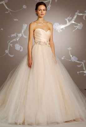 Colorful wedding dress