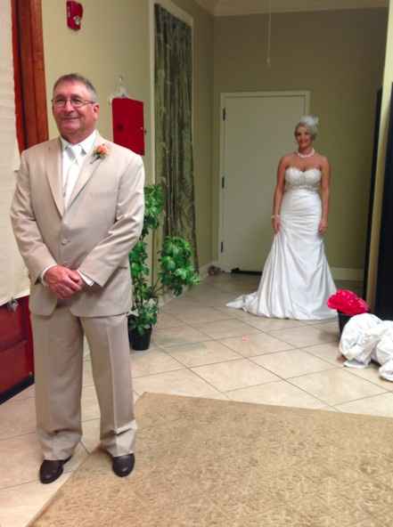 My first look with my daddy - non pro pics