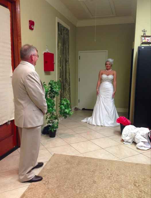 My first look with my daddy - non pro pics