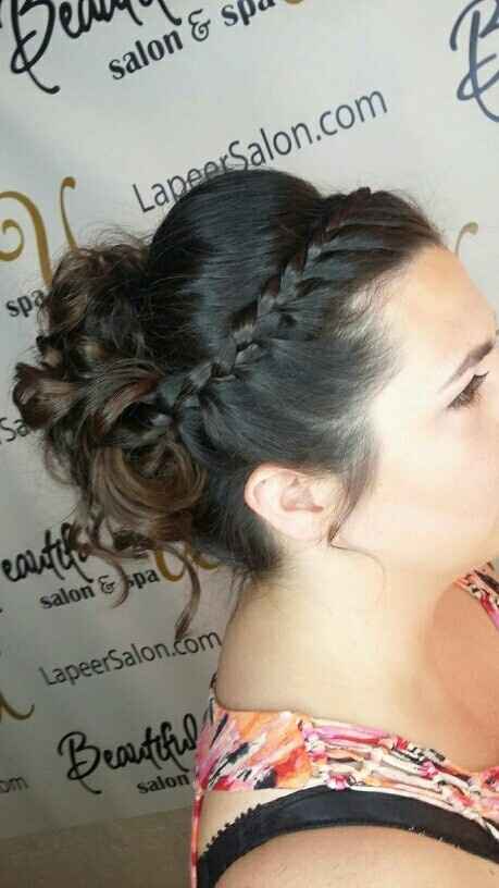 Hair and makeup trial