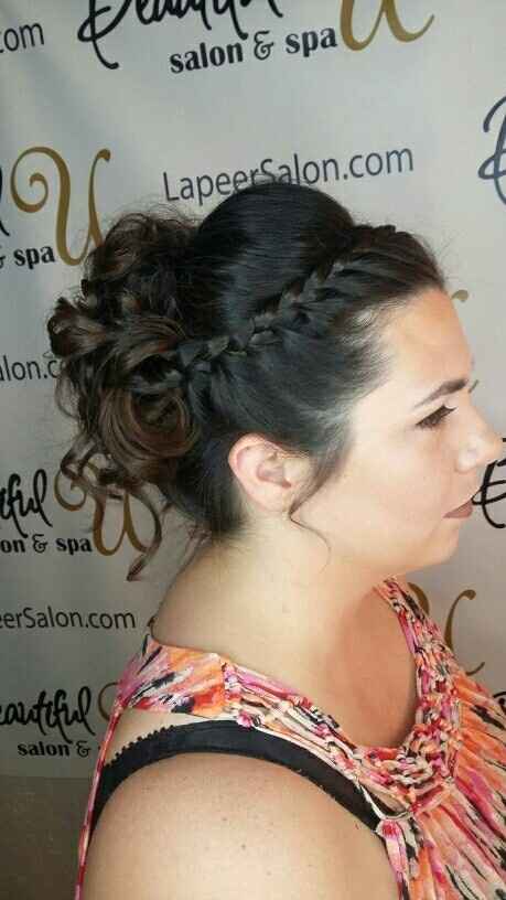 Hair and makeup trial
