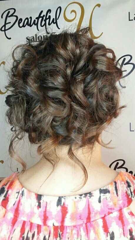 Hair and makeup trial