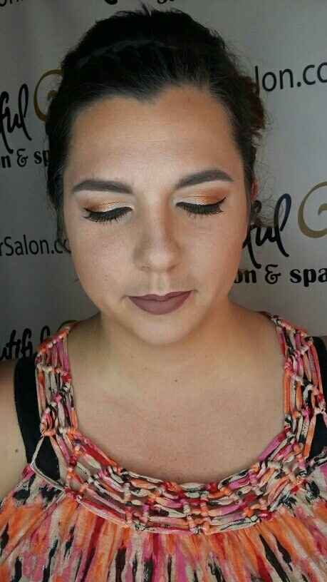 Hair and makeup trial