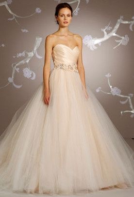 Colorful wedding dress
