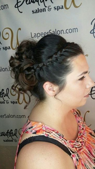 Hair and makeup trial