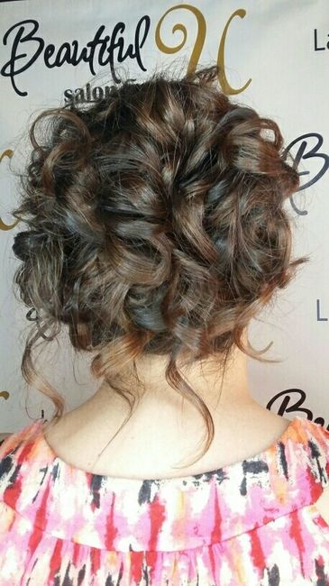 Hair and makeup trial