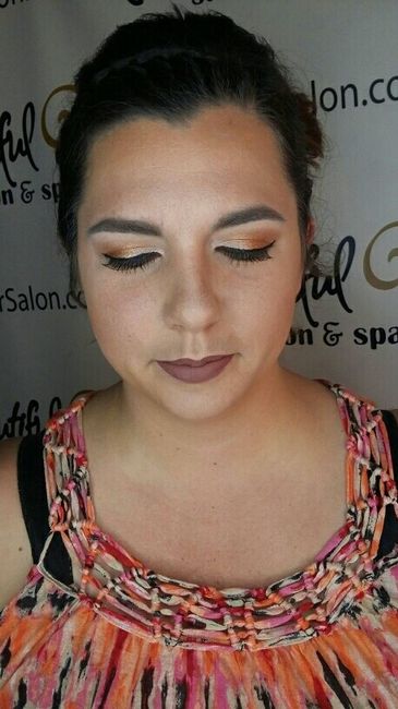 Hair and makeup trial