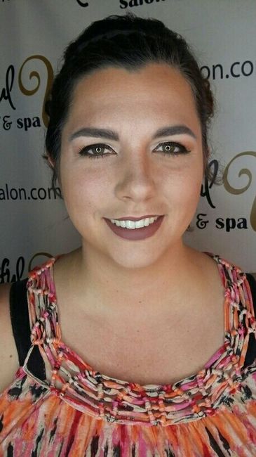 Hair and makeup trial