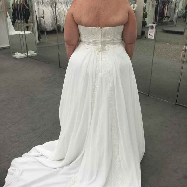 Let me see what you're wearing on your wedding day